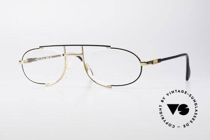 Cazal 753 90's Designer Eyeglass-Frame, oval vintage Cazal eyeglass-frame from 1992/93, Made for Men