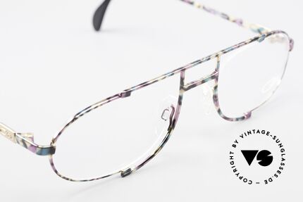 Cazal 753 Rare 90's Designer Eyeglasses, Cazal called the paintwork 'petrol-aubergine-black', Made for Men