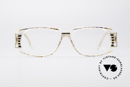 Cazal 372 Rare Hip Hop Vintage Glasses, terrific / stunning color concept: honey-pearl / clear / gold, Made for Men and Women