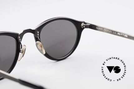 Oliver Peoples OP1P Vintage Sunglasses Panto, O.P. describes the eyewear creations as "intellectual", Made for Men and Women