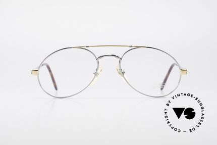 Bugatti 18526 Men's 80's Luxury Eyeglasses, legendary 'tear drop' design by Bugatti of the 80s, Made for Men