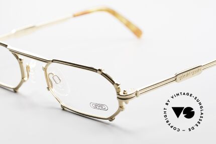 Gerald Genta AU02 Square Gold Plated Eyeglasses, in high-end quality (gold plated frame); made in Japan, Made for Men