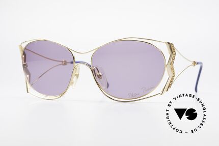 Paloma Picasso 3707 Ladies Shades Rhinestones, very flashy vintage sunglasses by PALOMA PICASSO, Made for Women