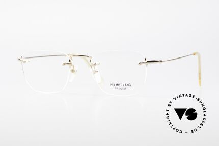 Helmut Lang VHL54A Rimless Titanium Eyeglasses, HELMUT LANG vintage Designer Titanium eyeglasses, Made for Men