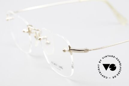 Helmut Lang VHL54A Rimless Titanium Eyeglasses, top-notch quality & very pleasant to wear; lightweight, Made for Men