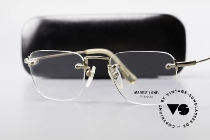 Helmut Lang VHL54A Rimless Titanium Eyeglasses, Size: medium, Made for Men