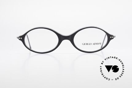 Giorgio Armani 378 90's Unisex Frame Oval Small, plain & puristic Armani eyeglasses (unisex design), Made for Men and Women