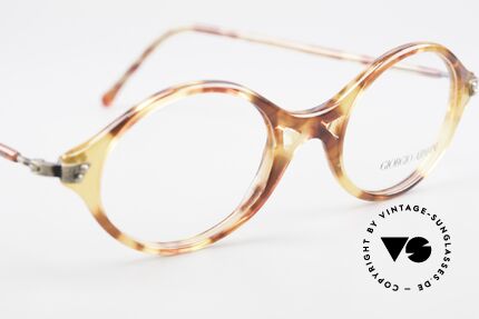 Giorgio Armani 339 Small Oval 90's Eyeglasses, an old original from 1991 in SMALL 125mm size (45/20), Made for Men and Women