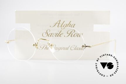 Algha Diaflex Rimless 14k Gold Filled Frame, 20mm bridge & 145mm temples = western M/L-size, Made for Men