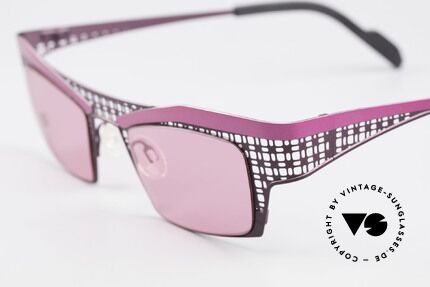 Theo Belgium Eye-Witness TA Avant-Garde Sunglasses Pink, Eye-Witness TA-Series (this pair) was launced in 2001, Made for Women