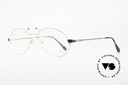 Bugatti 13411 Vintage Men's Eyeglass Frame, Bugatti's legendary men's design (tear drop shaped), Made for Men