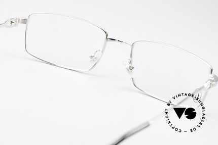 Cartier River - S Square Luxury Platinum Frame, NO retro eyeglasses; an old original from app. 2006!, Made for Men