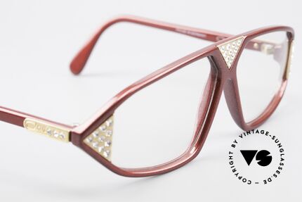 Cazal 199 80's Rhinestone Eyeglasses, NO retro glasses, but 100% vintage original, Made for Women