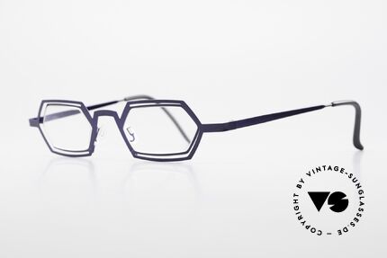 Theo Belgium Reflexs 90s Eyeglasses No Retro Frame, made for the avant-garde, individualists; trend-setters, Made for Men