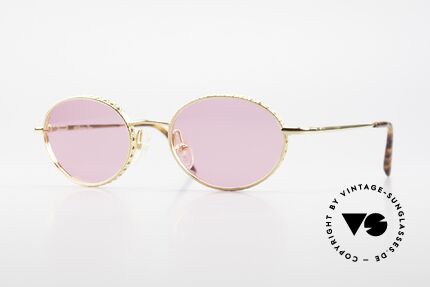 Christian Dior Edith Oval Vintage Frame GoldPlated, rare, oval vintage 90's sunglasses by Christian Dior, Made for Men and Women