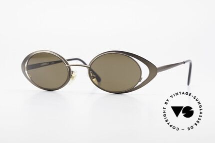 Karl Lagerfeld 4136 Oval 90's Designer Shades, genuine vintage designer sunglasses by Karl Lagerfeld, Made for Women