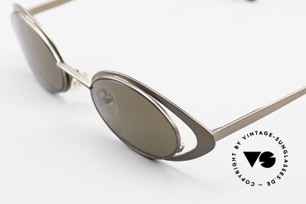 Karl Lagerfeld 4136 Oval 90's Designer Shades, unworn (just like all our rare vintage designer frames), Made for Women