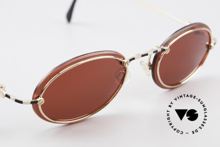 Cazal 770 90's Vintage Sunglasses Oval, NO RETRO glasses, but a rare old 1990's ORIGINAL, Made for Men and Women