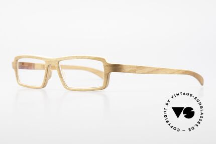 Rolf Spectacles Fulvia 03 Pure Wood Frame The Original, true masterpiece (pure natural material, handmade), Made for Men