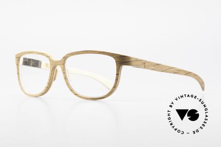 Rolf Spectacles Flavia 05 Frame Made From Pure Wood, true masterpiece (pure natural material, handmade), Made for Women