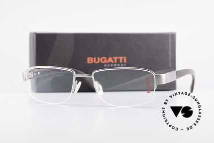 Bugatti 529 Ebony Titanium Ruthenium XL, Size: large, Made for Men