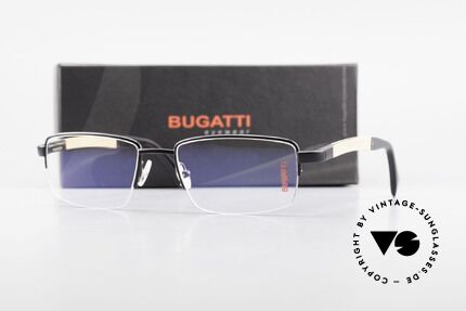 Bugatti 547 Walnut Wood Luxury Glasses L, Size: large, Made for Men