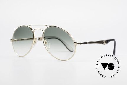 Bugatti 11908 Large 80's Luxury Sunglasses, no tear drop, no aviator, but just Bugatti shape, Made for Men