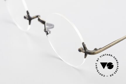 Bonneville by Brendel Timeless Plain Rimless Specs, top-notch craftsmanship (made in W. Germany), Made for Men and Women