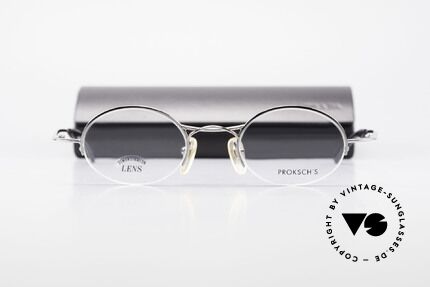 W Proksch's M35/2 Semi Rimless 90's Avantgarde, NO RETRO SPECS; but an app. 25 years old rarity, Made for Men