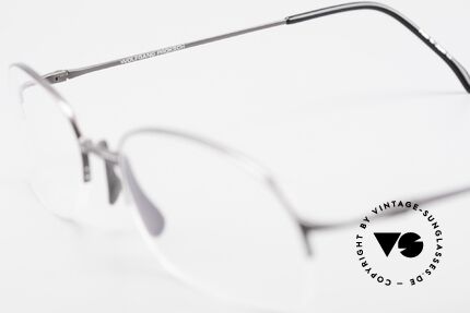 Wolfgang Proksch WP0007 Semi Rimless Titanium Frame, Size: small, Made for Men