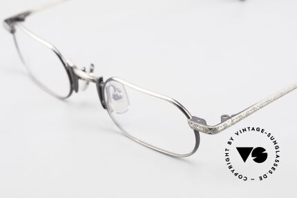 Freudenhaus Shige Square Metal Designer Frame, timeless & sophisticated design; antique metal frame, Made for Men