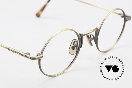 Freudenhaus Domo Round Designer Eyeglasses, unworn (like all our rare vintage designer eyeglasses), Made for Men