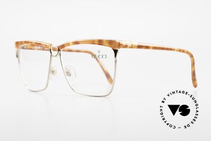 Gucci 2301 Ladies Designer Eyeglasses 80s, a truly rare masterpiece of the late 80's from Italy, Made for Women