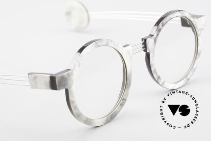 P. Klenk String 027 Genuine Horn Glasses Panto, the frame can be glazed with prescriptions or sun lenses, Made for Men and Women