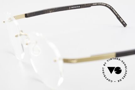 Lindberg 2110 Spirit Titan Round Rimless Titanium Frame, Size: small, Made for Men and Women