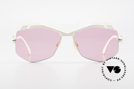 Cazal 230 Pink Cazal Sunglasses 80's, extraordinary, hexagonal lenses - true vintage!, Made for Women