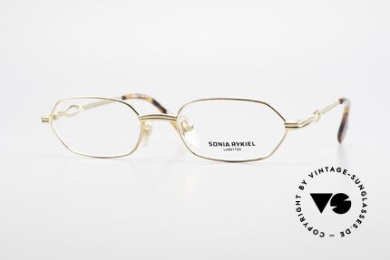 SONIA RYKIEL SR604 90's Ladies Luxury Eyeglasses, rare vintage Sonia Rykiel 1990's designer glasses, Made for Women