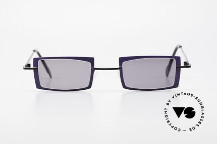 Theo Belgium Arbour Knot Purple Black Designer Shades, founded in 1989 as 'opposite pole' to the 'mainstream', Made for Men and Women