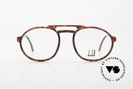 Dunhill 6114 Oval Round Eyeglasses 90s, brilliant OPTYL-frame with matchless TOP-quality, Made for Men