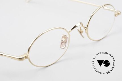 Lunor V 100 Oval Eyeglasses Gold Plated, thus, we decided to take it into our vintage collection, Made for Men and Women