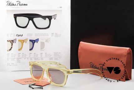 Paloma Picasso 1460 90's Original No Retro Shades, sun lenses (100% UV) and with original Picasso case, Made for Men and Women