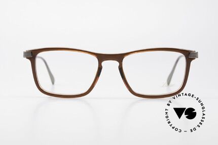 Lunor Imperial Anatomic Titanium Frame 2012 Unisex, brown acetate front with refined titanium temples, top!, Made for Men and Women