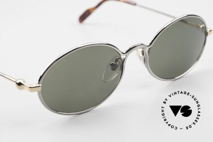 Aston Martin AM13 Oval Shades James Bond Style, non-reflection mineral lenses with Aston Martin lettering, Made for Men