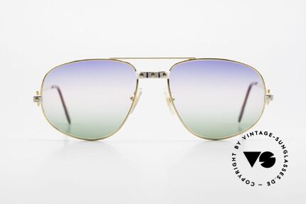 Cartier Romance Santos - L 80s Luxury Vintage Sunglasses, mod. "Romance" was launched in 1986 and made till 1997, Made for Men