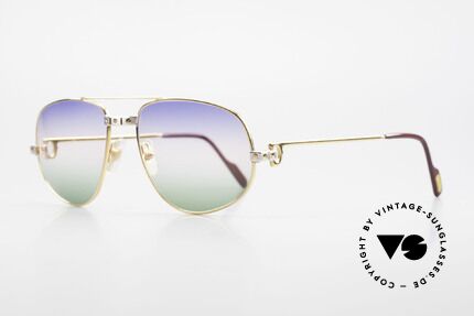 Cartier Romance Santos - L 80s Luxury Vintage Sunglasses, this pair (with SANTOS decor) is LARGE size 58-18, 140, Made for Men