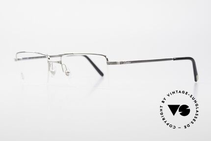 Cartier Semi T-Double Square Men's Titanium Glasses, precious original in a timeless design, top quality, Made for Men