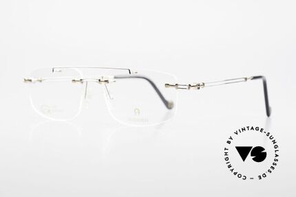 Aigner EA499 Rimless Vintage Glasses Men, top-notch quality and very pleasant to wear; lightweight, Made for Men