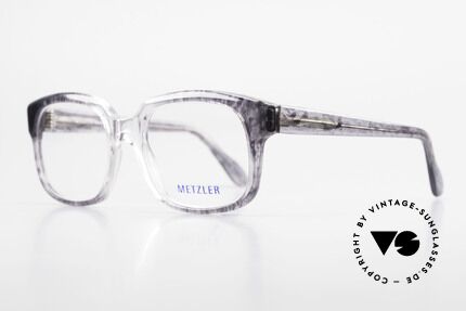 Metzler 7665 Medium 90's Old School Eyeglasses, called as 'old school' glasses or 'nerd specs' today, Made for Men