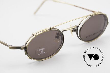 Koh Sakai KS9701 Vintage Metal Frame Clip On, the full metal frame is covered with costly engravings, Made for Men and Women