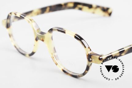 Lunor A50 Round Lunor Glasses Acetate, 100% made in Germany, hand-polished, a true CLASSIC, Made for Men and Women